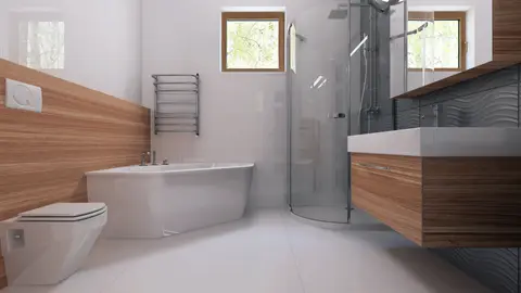 gotowy projekt domu Z91 – aranżacja wnętrz, Mały dom parterowy z dachem dwuspadowym, 3 sypialniami i dużą kuchnią.
