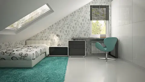 gotowy projekt domu Z119 eko – aranżacja wnętrz, Łatwy w budowie dom z poddaszem, przestronną częścią dzienną i garażem.