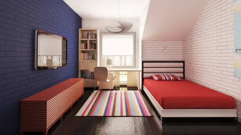 gotowy projekt domu Zs1 eko – aranżacja wnętrz, Domy szeregowe w nowoczesnym stylu, przeszklona lukarna i energooszczędna bryła.