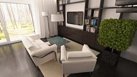 gotowy projekt domu Zs1 eko – aranżacja wnętrz, Domy szeregowe w nowoczesnym stylu, przeszklona lukarna i energooszczędna bryła.