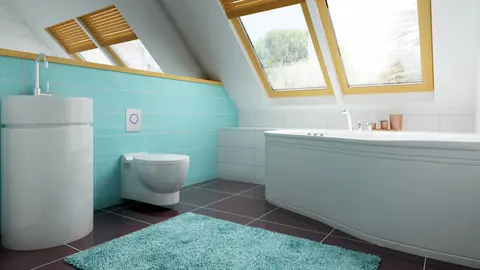 home project Z34 D – interior arrangement, Projekt domu na małą działkę, w technologii drewnianej.