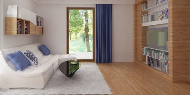 gotowy projekt domu Z366 – aranżacja wnętrz, Dom parterowy na wąską działkę