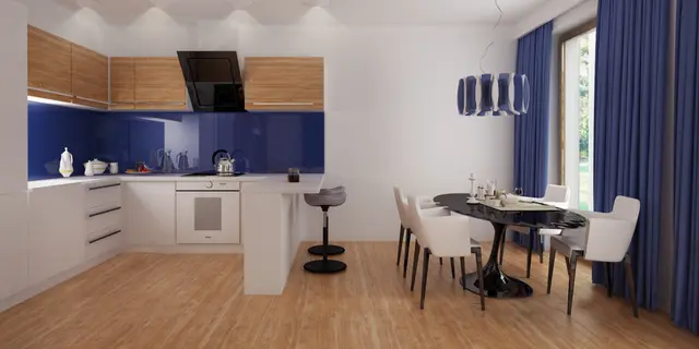 gotowy projekt domu Z366 – aranżacja wnętrz, Dom parterowy na wąską działkę