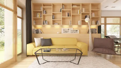 home project Z200 D – interior arrangement, Komfortowy i przestronny dom parterowy z garażem dwustanowiskowym od frontu.