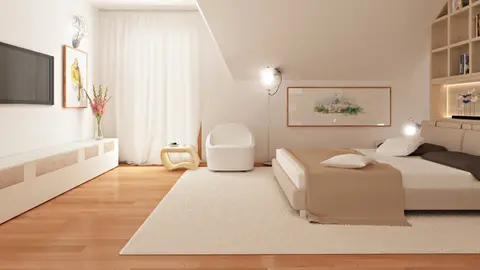 gotowy projekt domu Zb4 D – aranżacja wnętrz, Projekt do zabudowy bliźniaczej lub szeregowej z garażem. Funkcjonalny i tani w 
