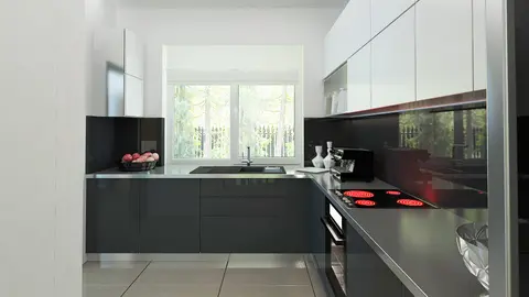 gotowy projekt domu Z284 D – aranżacja wnętrz, Drewniany dom o tradycyjnej formie z opcją aranżacji pomieszczenia nad garażem.