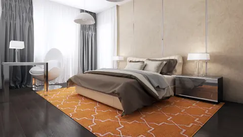 gotowy projekt domu Z203 D – aranżacja wnętrz, Parterowy dom z dużym garażem od frontu na dwa samochody. Obszerny taras