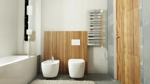 home project Z182 D – interior arrangement, Parterowy dom z dużym bocznym garażem na 2 auta, we współczesnym stylu. 