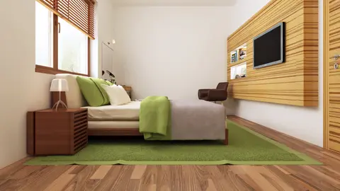 home project Z64 D – interior arrangement, Mały parterowy dom z funkcjonalnym układem pomieszczeń i zadaszonym tarasem.