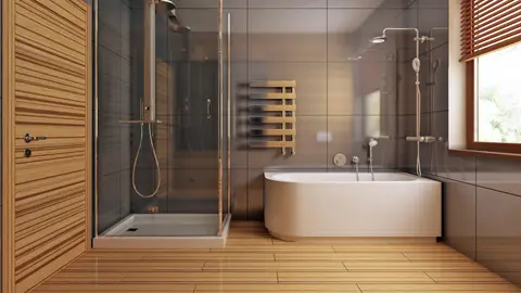 home project Z64 D – interior arrangement, Mały parterowy dom z funkcjonalnym układem pomieszczeń i zadaszonym tarasem.