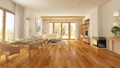 home project Z158 D – interior arrangement, Parterowy dom z opcją poddasza użytkowego w nowoczesnym stylu