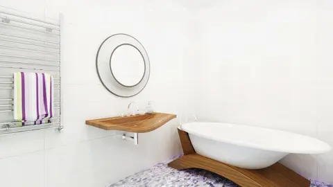 home project Z209 D – interior arrangement, Parterowy dom z obszernym salonem i dużym pom.gospodarczym dostępnym z ogrodu.