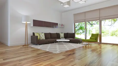gotowy projekt domu Z91 D – aranżacja wnętrz, Mały dom parterowy z dachem dwuspadowym, 3 sypialniami i dużą kuchnią.
