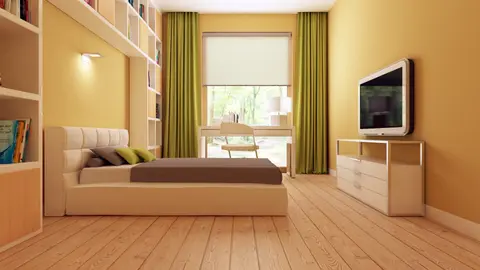 home project Z207 D – interior arrangement, Parterowy dom z funkcjonalnym wnętrzem, wykuszem oraz z garażem na 2 auta