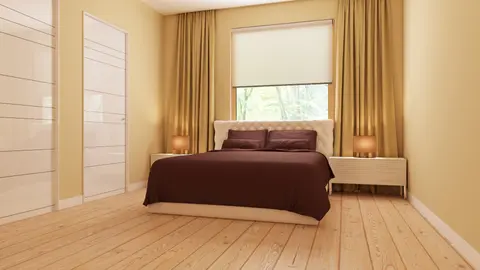 home project Z207 D – interior arrangement, Parterowy dom z funkcjonalnym wnętrzem, wykuszem oraz z garażem na 2 auta