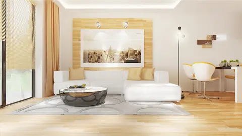 home project Z98 D – interior arrangement, Parterowy dom tani w budowie z dużym P.G oraz z opcją zagospodarowania poddasza.