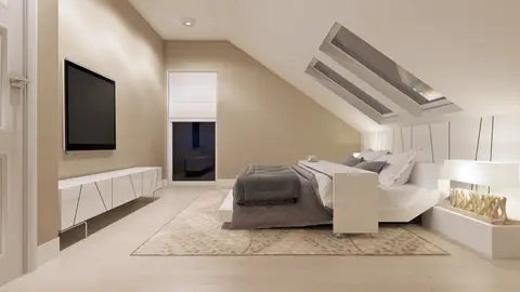 home project Z102 D – interior arrangement, Funkcjonalny i tani w budowie dom z poddaszem,  także na małą działkę.