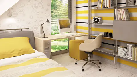 home project Z216 D – interior arrangement, Tani w realizacji, ekonomiczny w utrzymaniu, wygodny dom z gabinetem na parterze