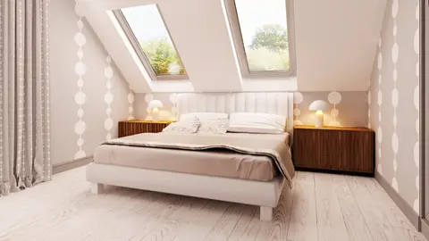 home project Z216 D – interior arrangement, Tani w realizacji, ekonomiczny w utrzymaniu, wygodny dom z gabinetem na parterze