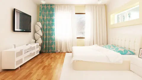 home project Z131 D – interior arrangement, Wygodny parterowy dom z garażem oraz opcją adaptacji poddasza na użytkowe.