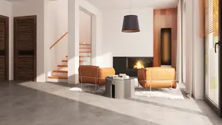 gotowy projekt domu Z114 – aranżacja wnętrz, Przytulny i komfortowy projekt domu z poddaszem, garażem i wykuszem.