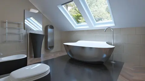 home project Z240 D – interior arrangement, Wygodny dom z poddaszem użytkowym i dużym zapleczem gospodarczym.