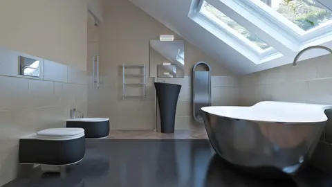 home project Z240 D – interior arrangement, Wygodny dom z poddaszem użytkowym i dużym zapleczem gospodarczym.