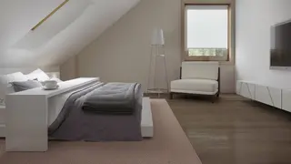 home project Z113 D – interior arrangement, Projekt wygodnego domu z poddaszem, salonem od frontu i kuchnią od ogrodu.
