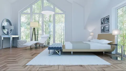 gotowy projekt domu Z226 D – aranżacja wnętrz, Wygodny, kompaktowy dom z poddaszem użytkowym, nowoczesną lukarną.