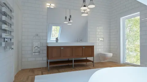 gotowy projekt domu Z226 D – aranżacja wnętrz, Wygodny, kompaktowy dom z poddaszem użytkowym, nowoczesną lukarną.