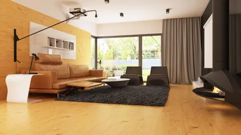 gotowy projekt domu Zx100 D – aranżacja wnętrz, Nowoczesny dom parterowy  z garażem od frontu w stylu modernistycznym.