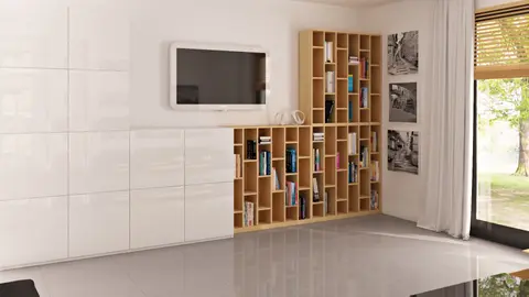 home project Z124 D – interior arrangement, Kompaktowy dom z garażem i wykuszem, ekonomiczny w budowie. 