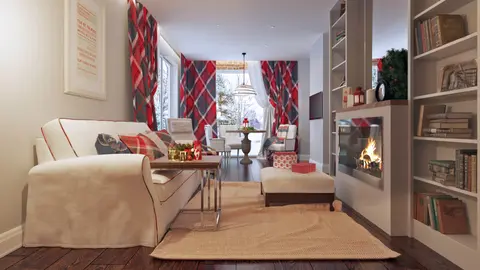 home project Z177 D – interior arrangement, Mały, wygodny i praktyczny dom na wąską działkę. 