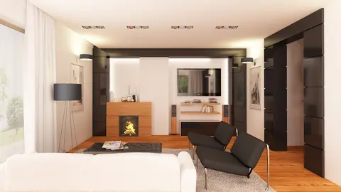home project Z219 D – interior arrangement, Wygodny dom z poddaszem użytkowym, dużą kuchnią oraz kotłownią na paliwo stałe.