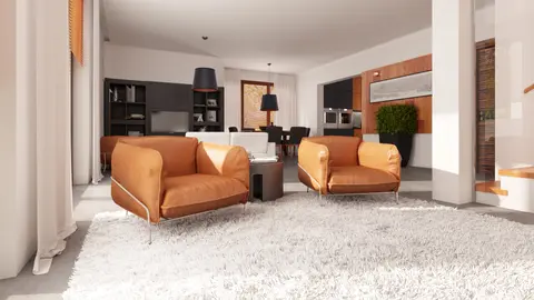 home project Z114 D – interior arrangement, Komfortowy projekt domu z poddaszem, garażem i wykuszem w tech. drewnianej