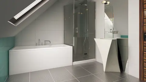 home project Z114 D – interior arrangement, Komfortowy projekt domu z poddaszem, garażem i wykuszem w tech. drewnianej