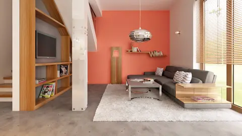 home project Z264 D – interior arrangement, Mały, zgrabny i tani w budowie dom z 2 sypialniami na poddaszu i balkonami.