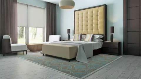 home project Z196 D – interior arrangement, Komfortowy dom parterowy z garażem dwustanowiskowym i dachem kopertowym.