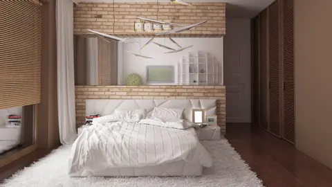 home project Z205 D – interior arrangement, Projekt domu parterowego z gabinetem z dostępem z zewnątrz.