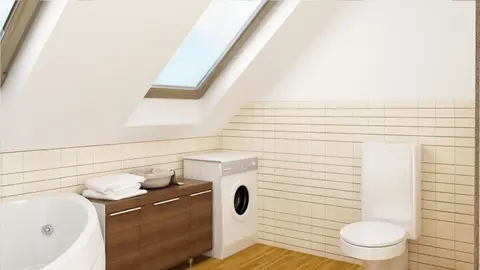 home project Z302 D – interior arrangement, Dom na wąską działkę w szkielecie drewnianym i ogrzewaniem na paliwo stałe