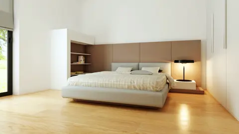 home project Zx53 D – interior arrangement, Nowoczesny dom parterowy z funkcjonalnym wnętrzem, 3 sypialnie i duży taras.