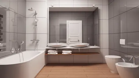 home project Z52 D – interior arrangement, Funkcjonalny parterowy dom z dużym salonem i garażem dwustanowiskowym.