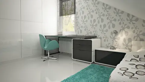 gotowy projekt domu Z119 – aranżacja wnętrz, Łatwy w budowie dom z poddaszem, przestronną częścią dzienną i garażem.