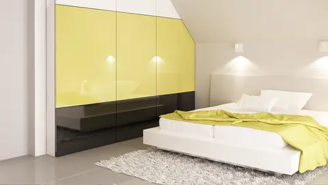 gotowy projekt domu Z293 D – aranżacja wnętrz, Komfortowy projekt z garażem jednostanowiskowym, idealny na bardzo wąską działkę
