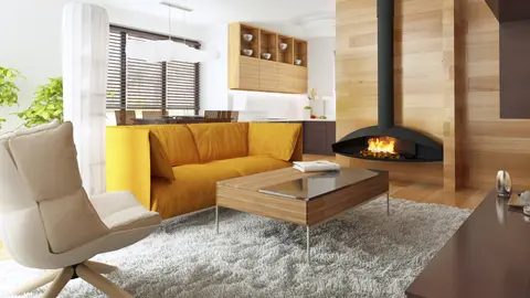 home project Z101 D – interior arrangement, Mały dom z pokojem na parterze, dużym P.G i wykuszem w jadalni.