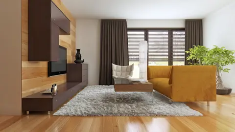 home project Z101 D – interior arrangement, Mały dom z pokojem na parterze, dużym P.G i wykuszem w jadalni.