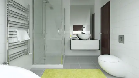 home project Z101 D – interior arrangement, Mały dom z pokojem na parterze, dużym P.G i wykuszem w jadalni.