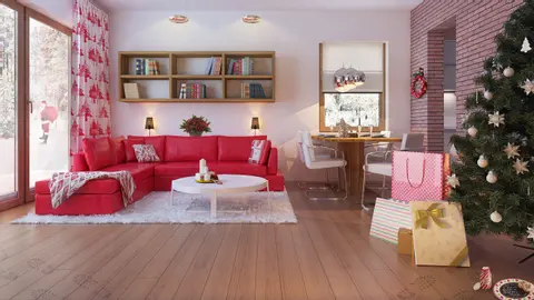 gotowy projekt domu Z253 D – aranżacja wnętrz, Parterowy dom z dwuspadowym dachem, tani w budowie i eksploatacji.