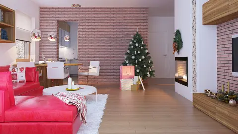 gotowy projekt domu Z253 D – aranżacja wnętrz, Parterowy dom z dwuspadowym dachem, tani w budowie i eksploatacji.