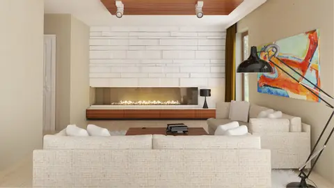 home project Z183 D – interior arrangement, Współczesny projekt domu jednorodzinnego z prostym w budowie dachem dwuspadowym.